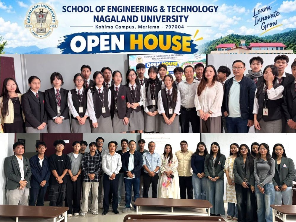 Officials along with the participants during an Open House Day to commemorate its 20th Foundation Day in Kohima on October 29.